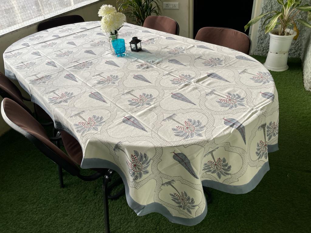 Hand Block Printed Table Cloth Use: Home