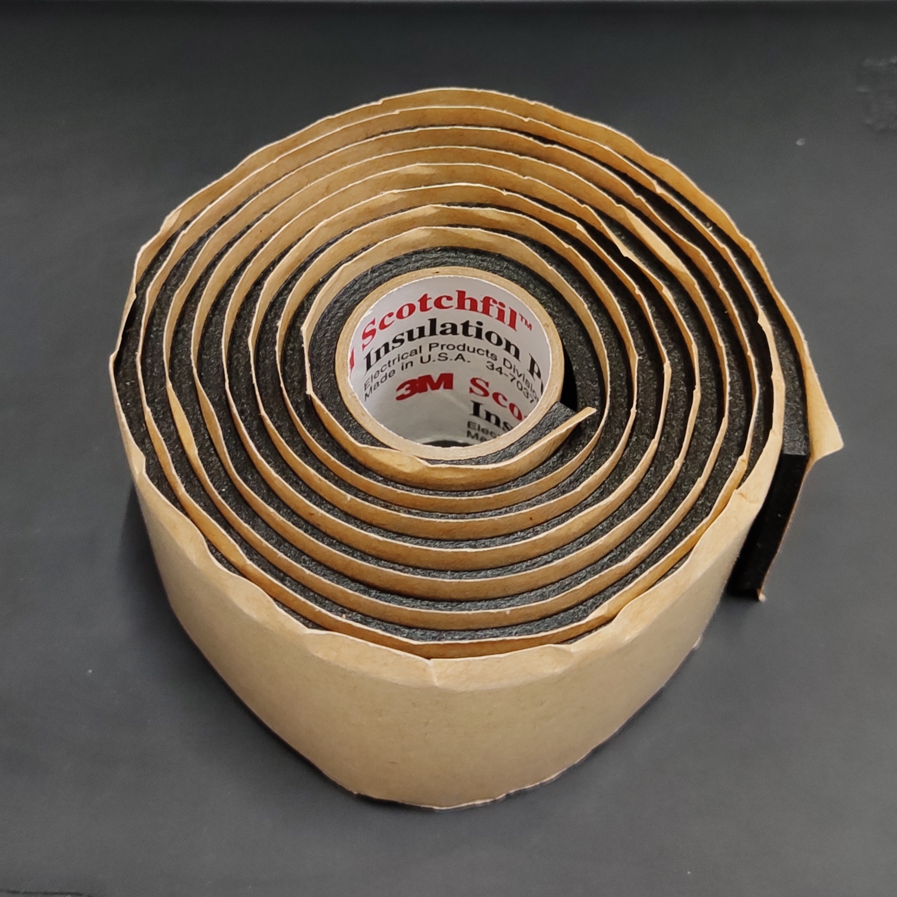 3m Scotchfil Electrical Insulation Putty - 38.1mm X 18.2m, Non-corrosive Mastic Adhesive, Flexible Tape, Black, Ul Listed, Rohs Compliant, Suitable For 32 To 176 Degrees F