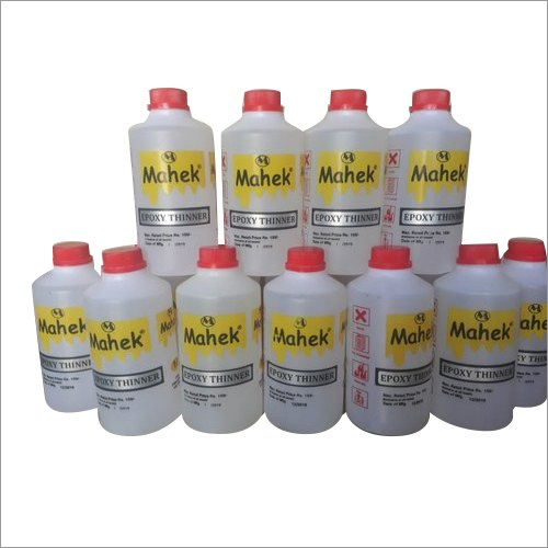 MAHEK EPOXY THINNER - Commercial-Grade, Industrial-Grade, Superior-Grade | HDPE Material, Colourless Liquid, 0.85 Specific Gravity, Suitable for Spray & Hand Brush