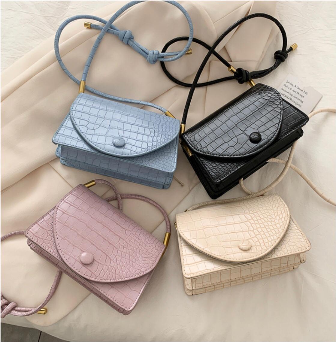 Ladies Sling Bag - Pu Leather, 20cm X 13cm X 6cm , Adjustable Strap, Magnetic Snap Closure, Trendy White Design