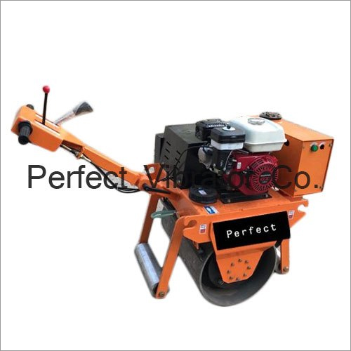 Single Drum Road Roller - Steel 600mm Drum Diameter, 400mm Drum Width | 6.5HP Gasoline Engine, 400kg Operating Weight