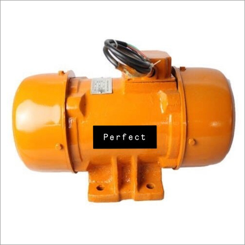 Shutter Vibrator Motor - Steel, 150mm x 150mm x 100mm, Yellow | 1/2 HP, 220V, 50Hz, 1440 RPM