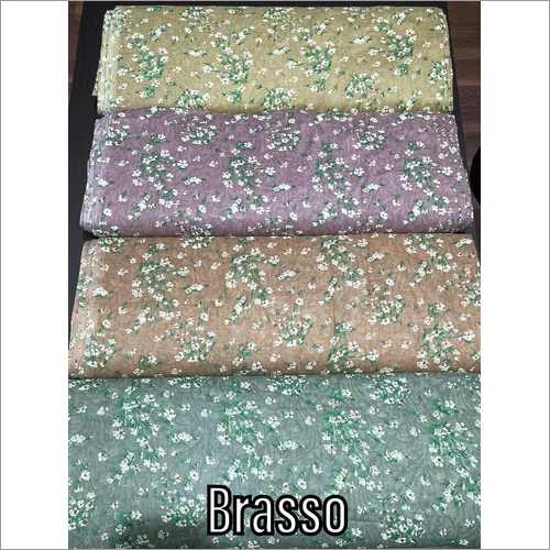 Cotton Brasso Fabric - Lightweight, Smooth Texture | Breathable, Washable, Available in Different Colors