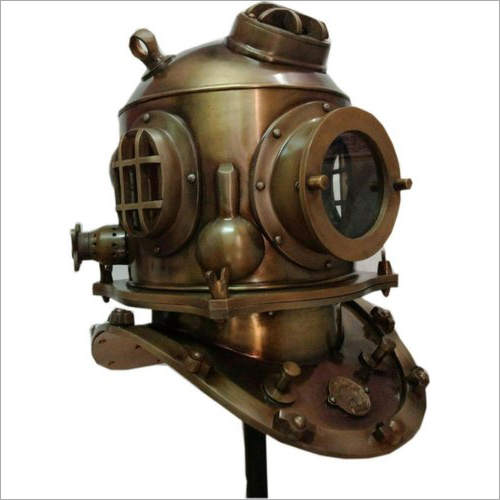 Vintage Full Size US Navy Mark V Divers Helmet