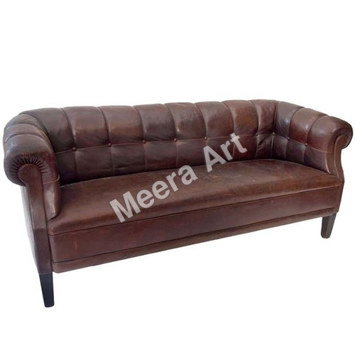 Three Seater Leather Sofa