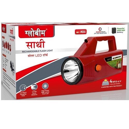 Globeam - Saathi Kisan Torch Having 4500 Mah Battery