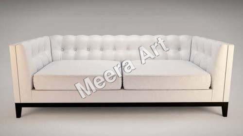 टू सीटर लेदर सोफा