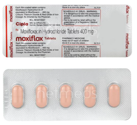 Moxifloxacin Hydrochloride Eq. To Moxifloxacin 400Mg