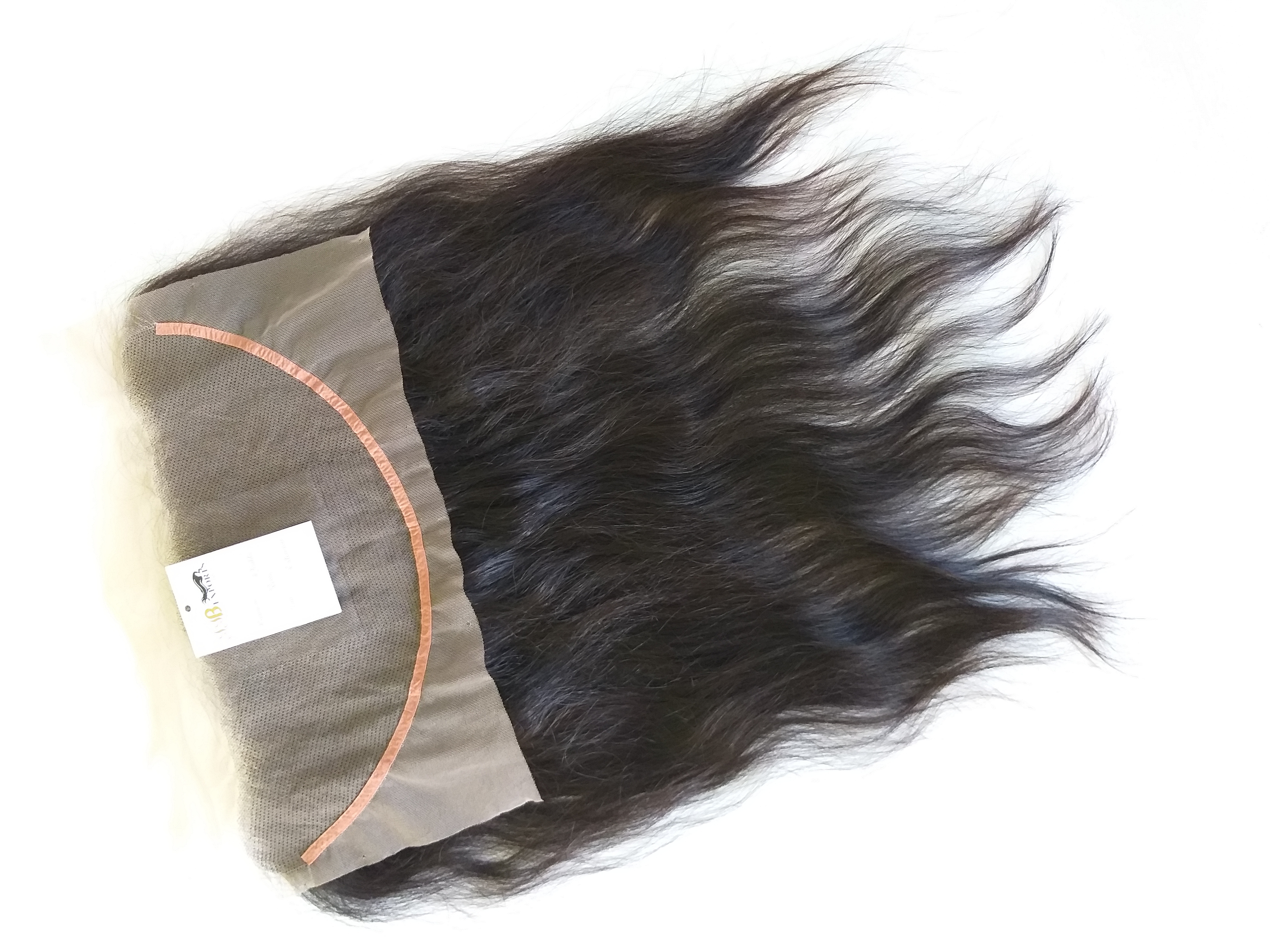 Top Virgin Brazilian Peruvian Hair With Hd Frontal Straight Wavy Curly Hair Closures - Color: Natural Black