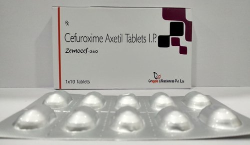 Cefuroxime Axetil Tablets - 250 mg USP | Treats Bacterial Infections, Suitable for Aged Persons, Teenagers, and Women