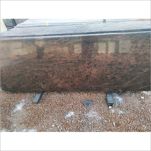 Red Tiger Granite - Polished Slabs 8x3 Feet, Red Color, Thickness 16 To 18 Mm | Ideal For Flooring, Counter Tops, And Table Tops