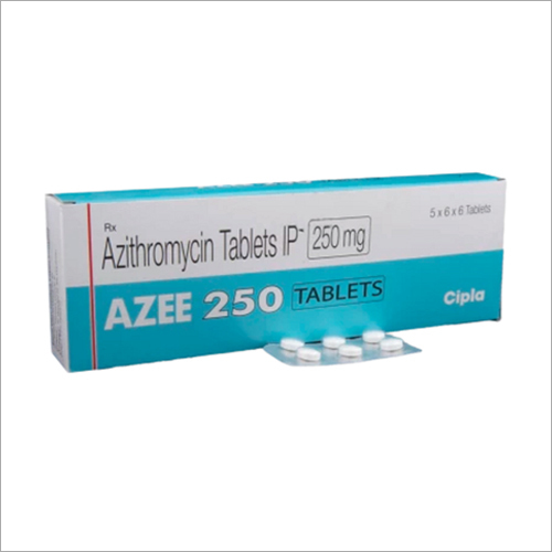 Azithromycin Tablet - 250 mg, 5 x 6 x 6 Tablets | Effective Against Bacterial Infections, Laboratory Tested