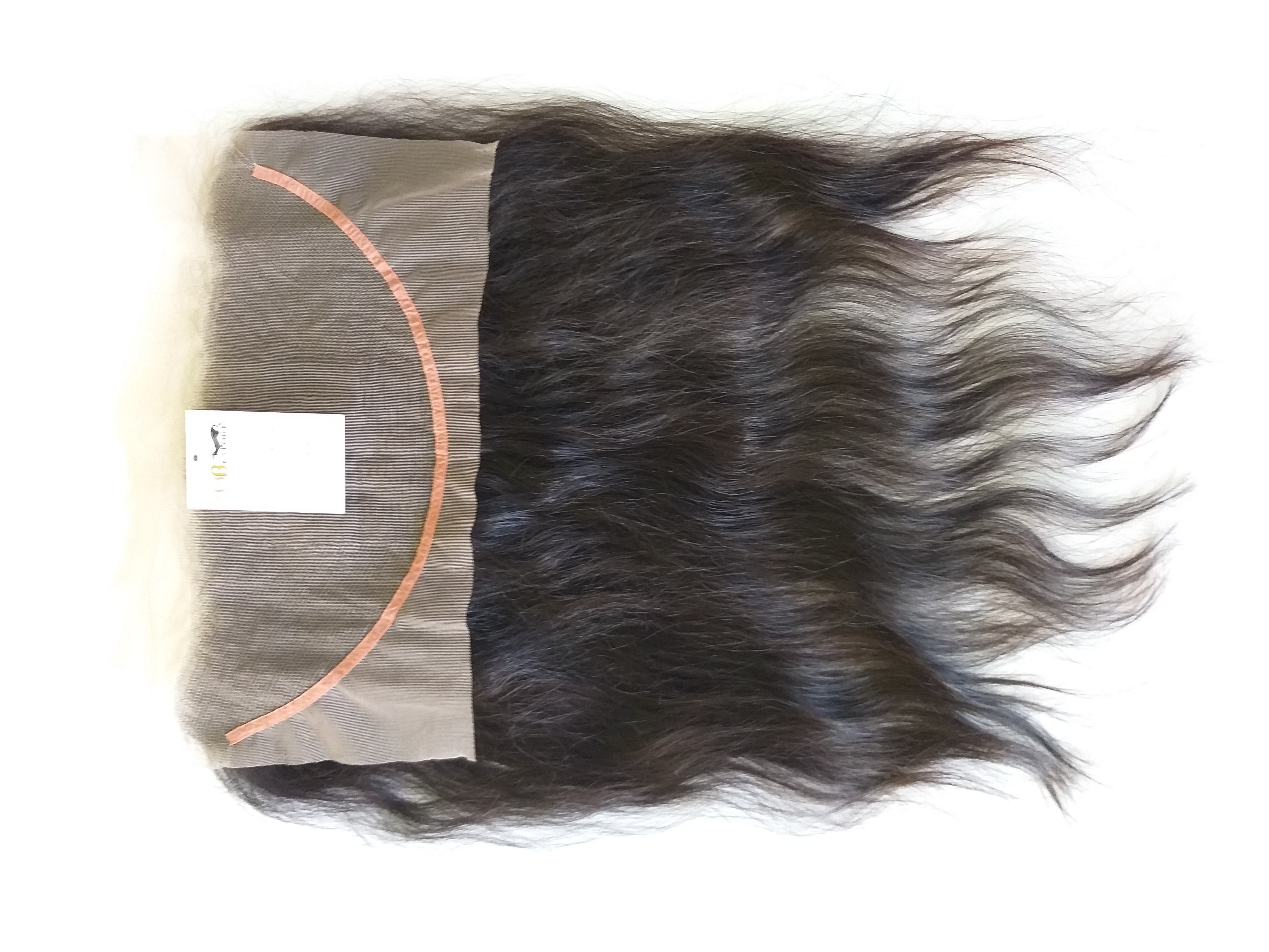Mink Brazilian Virgin Human Hair Bundles With Lace Frontal Closure 9a Virgin Hair Bundles - Color: Natural Black