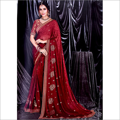 Ladies Party Wear Printed Exclusive Saree