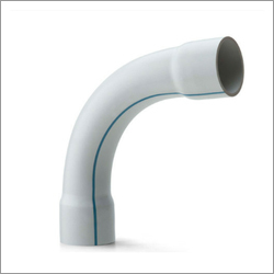 PVC Pipe Bend - PVC Material, Customizable Outer Diameter, White & Blue Color | Female Connection, High Performance Design