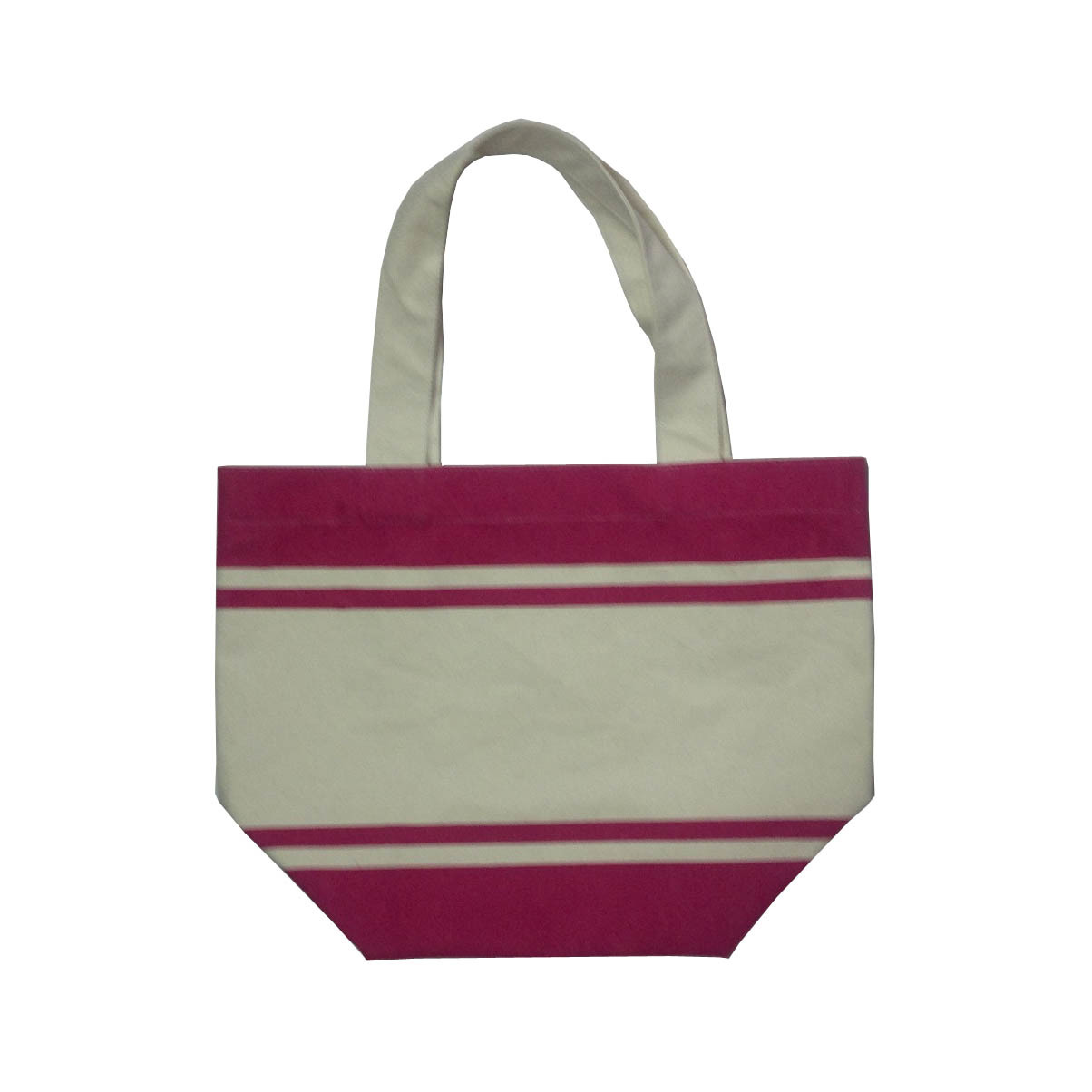 Canvas Tote Bag With Striped Print Capacity: 5 Kgs Kg/day