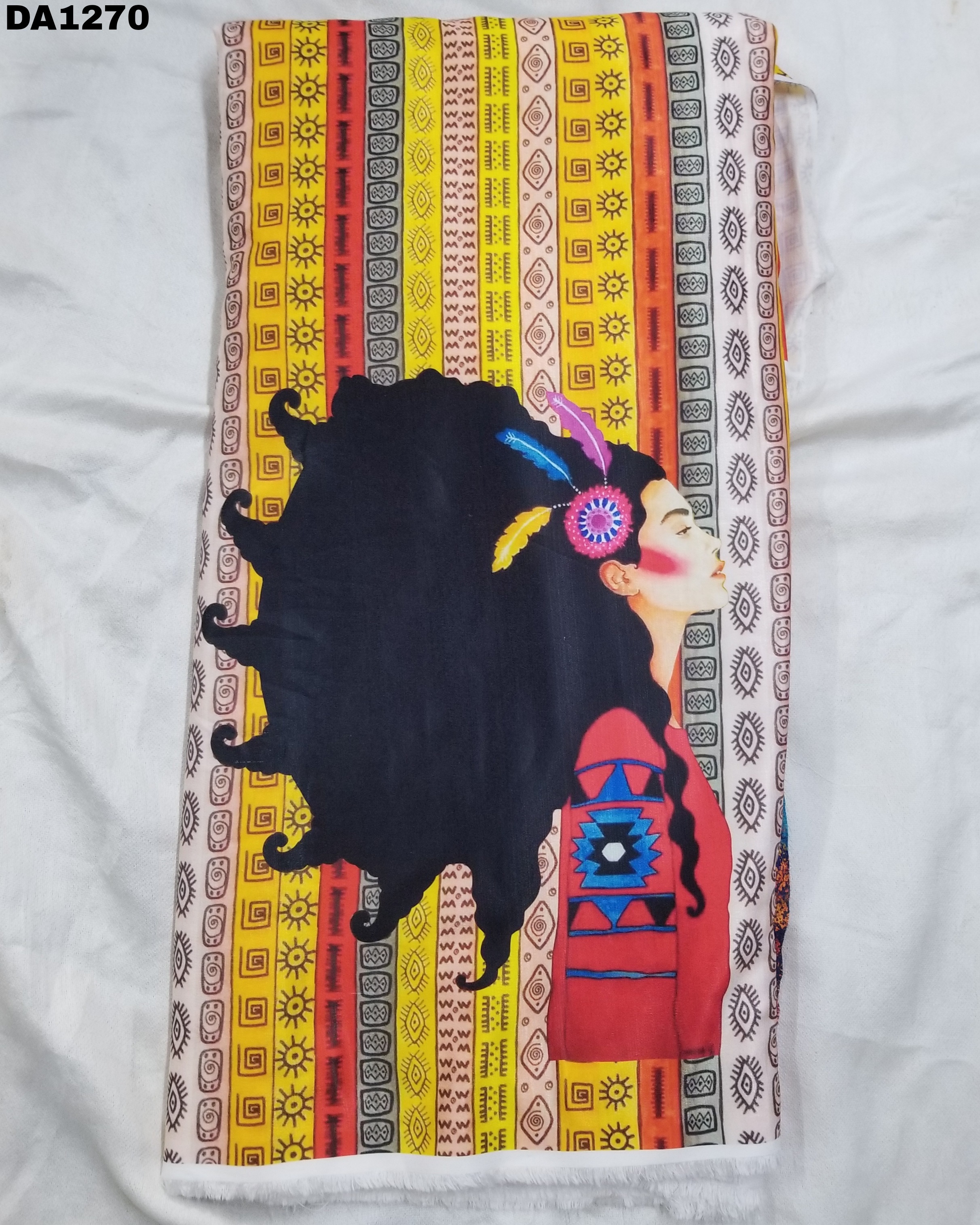 Washable Khadi Rayon Silk Digital Print Fabric