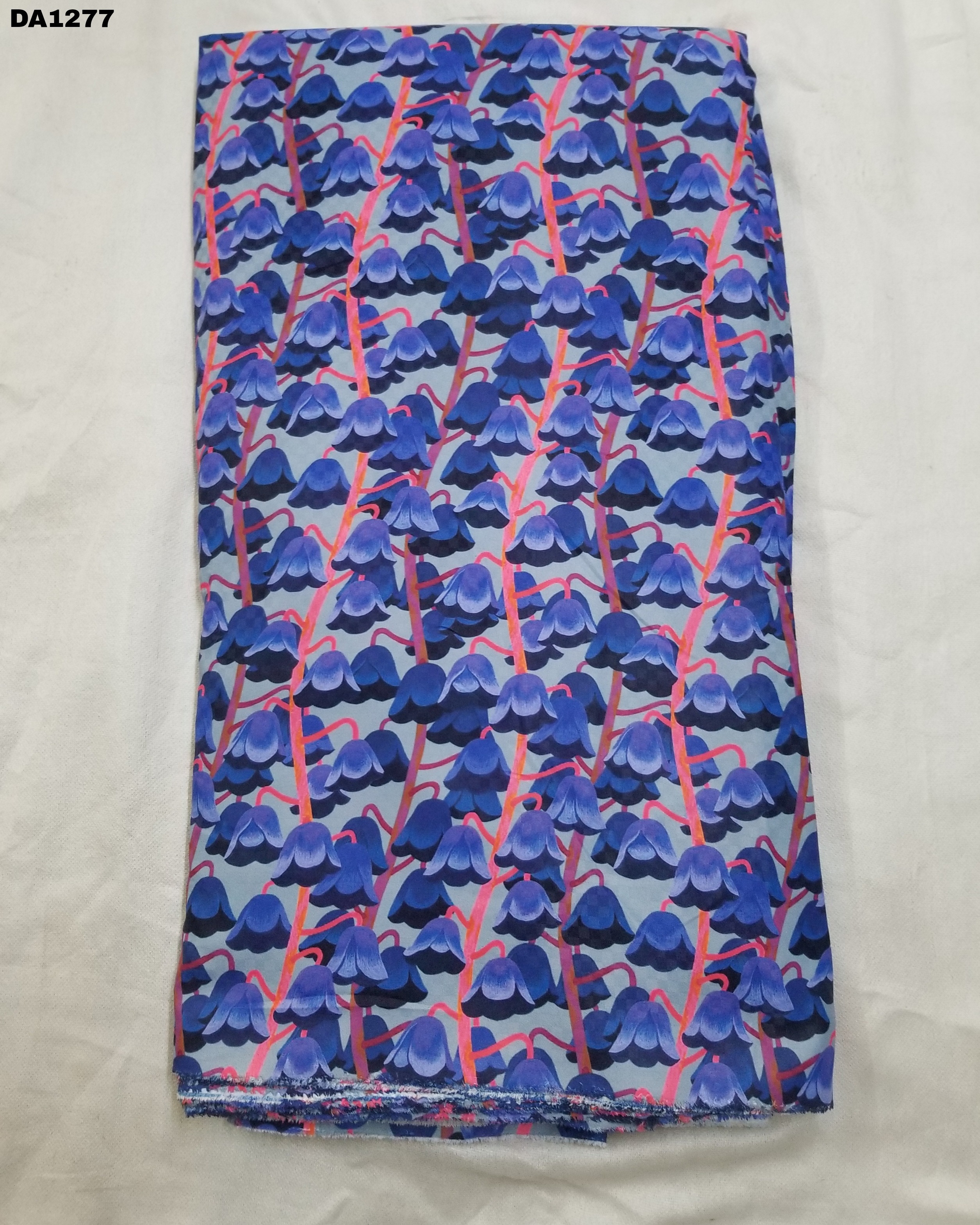Silk Digital Print Fabric - 58" Wide, 6mm Checks Pattern In Vibrant Colors , Washable For Garments