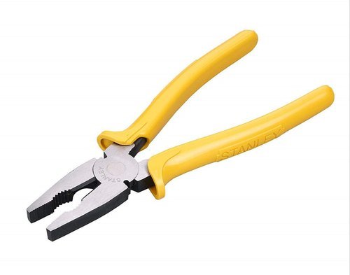 Stanley Combination Plier - 8 Inch, Yellow Single Color Sleeve | 6 Month Warranty