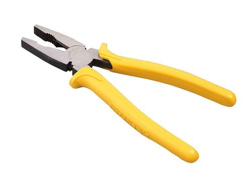 Stanley Combination Plier - 8 Inch, Yellow Single Color Sleeve | 6 Month Warranty