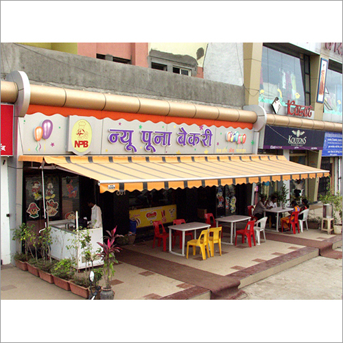 Retractable Awning - Aluminum Frame, Customizable Dimensions, Yellow Polyester Fabric | Uv Resistant, Waterproof, Fire Retardant, Professional Installation