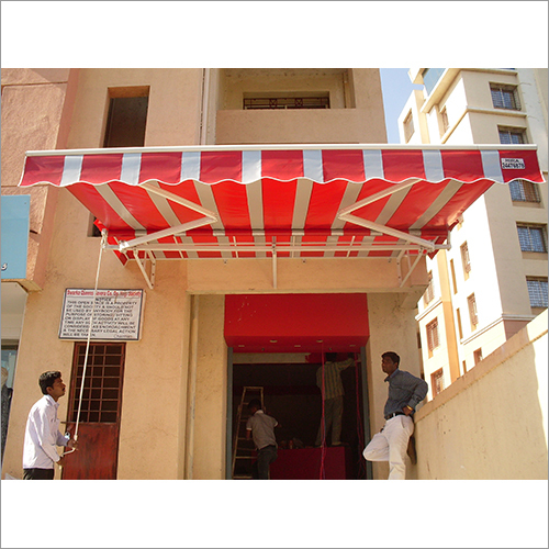 Retractable Awning - Aluminum Frame, Customizable Dimensions, Yellow Polyester Fabric | Uv Resistant, Waterproof, Fire Retardant, Professional Installation
