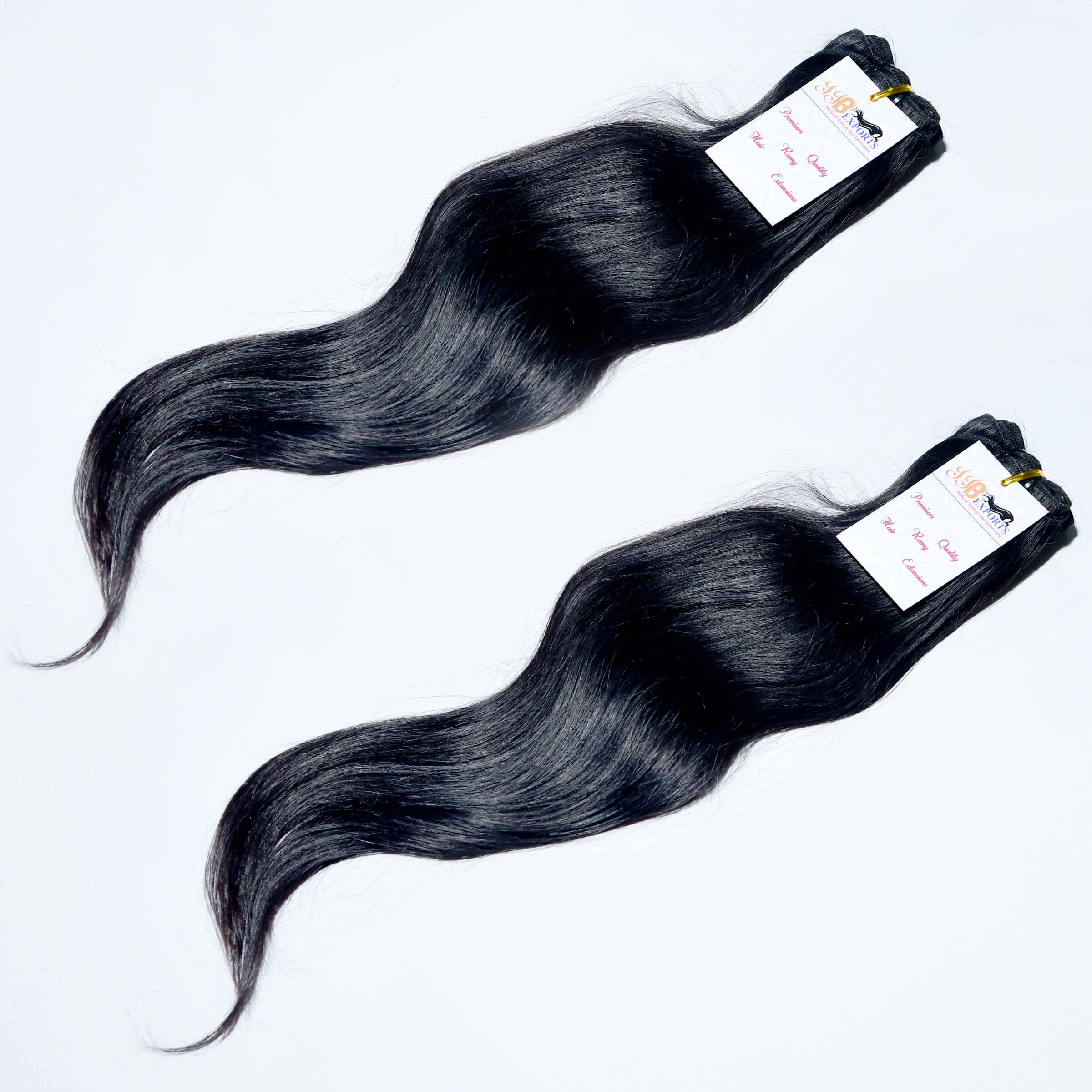 Indian Natural Color Straight Human Hair Extensions