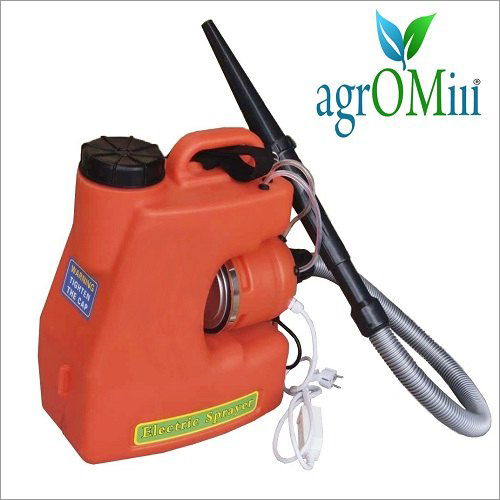 Portable Electric Knapsack ULV Cold Fogging Sprayer - 20 Litre Capacity, 110-220 Volt | Lightweight Red Plastic Design, Automatic Operation, 5-15 Micron Droplet Size