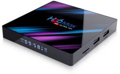 H96 Max Android Tv Box - 4gb Ddr3 Ram, 32gb Rom, Hdmi & Usb Ports | Lifetime Free Tv & Online Movies, 2160p Resolution, Quad-core Cpu, Penta-core Gpu, 120hz Refresh Rate, Table Top Mount, Black