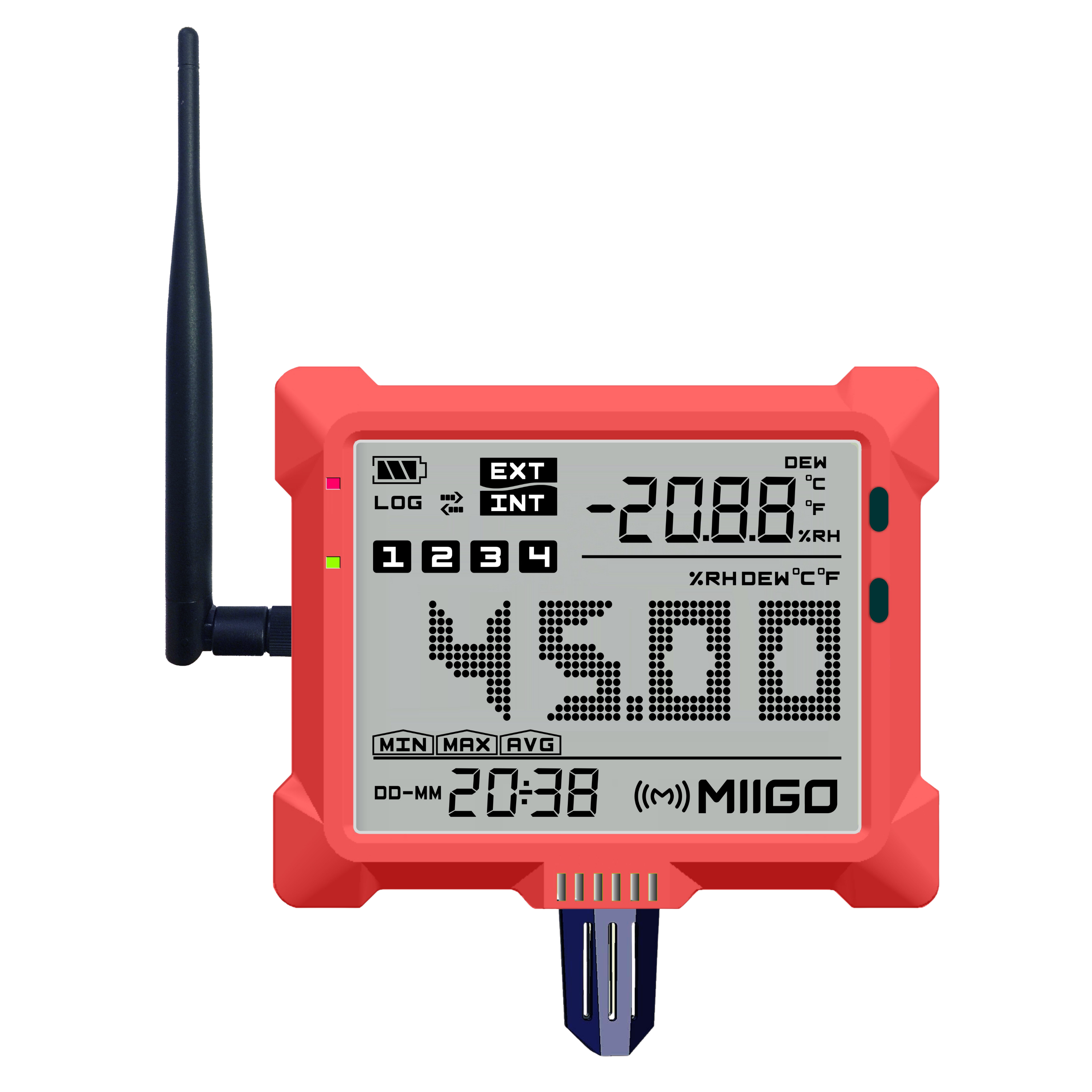 Portable Digital Data Logger Model Blue-h-a-thi From Miigo Online  Llp Application: Industrial & Household