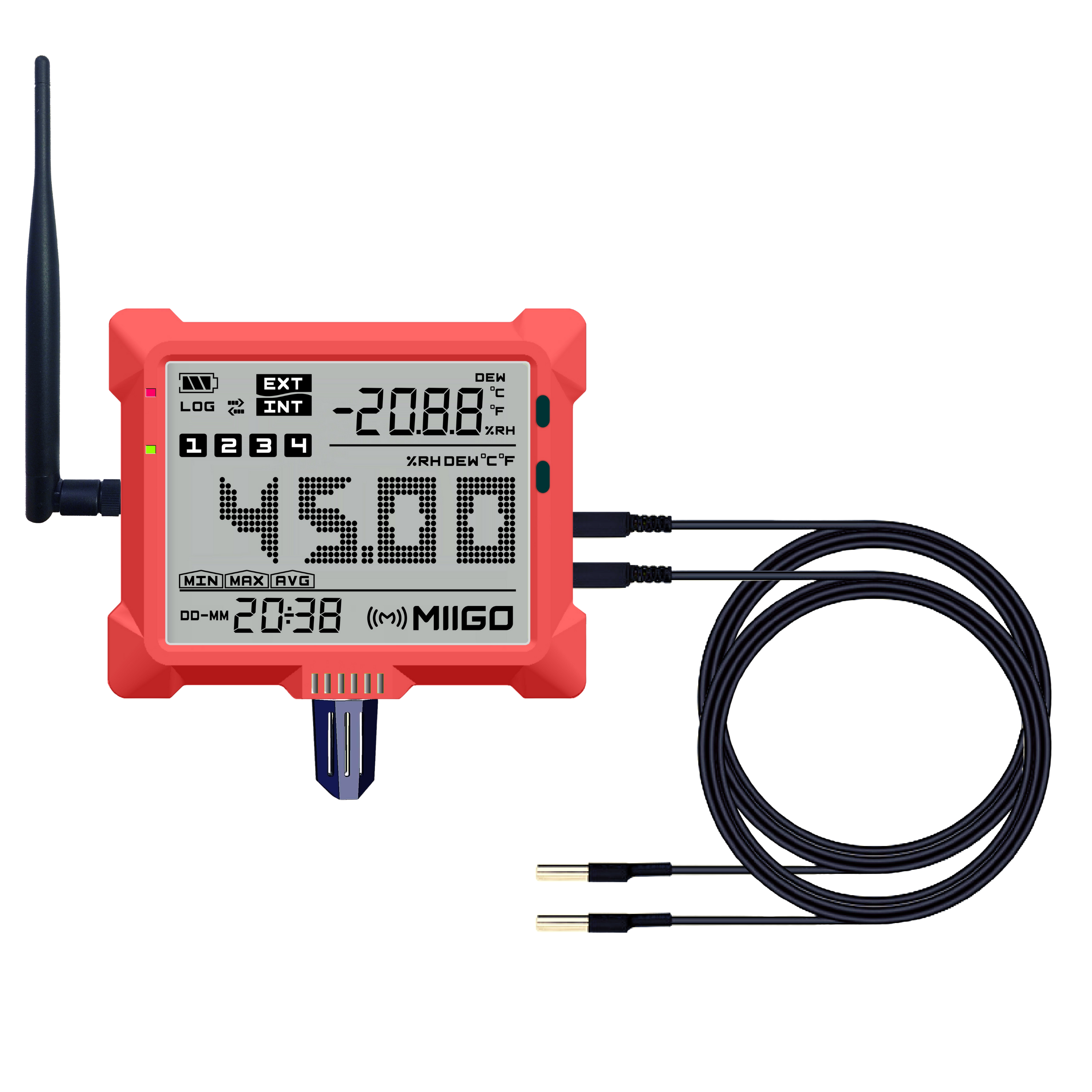 Portable Digital Data Logger Model Blue-h-a-thit2 From Miigo Online Llp Application: Industrial & Household