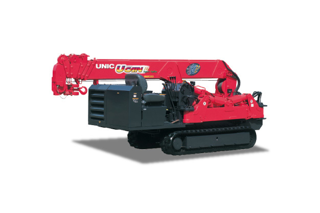 3 Ton Mini Crawler Crane Urw376cmax - 3,030 Kg Lifting Capacity, 14.9 M Hook Height, 14.61 M Boom Length, Hydraulic Jib Portal Crane