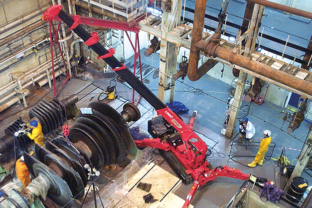 3 Ton Mini Crawler Crane Urw376cmax - 3,030 Kg Lifting Capacity, 14.9 M Hook Height, 14.61 M Boom Length, Hydraulic Jib Portal Crane