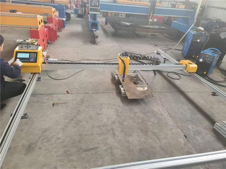 Blue Portable Gantry Cnc Flame Plasma Cutting Machine