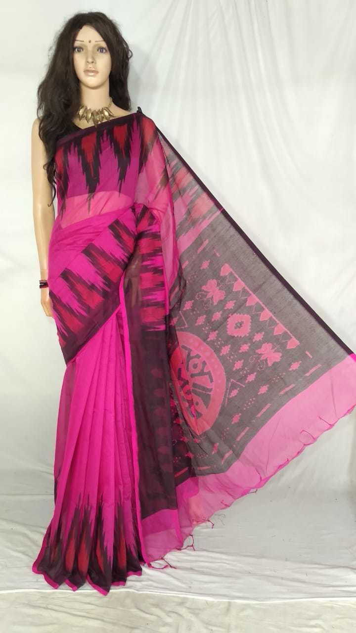 Cotton Silk Sambalpuri Screen Printed Saree