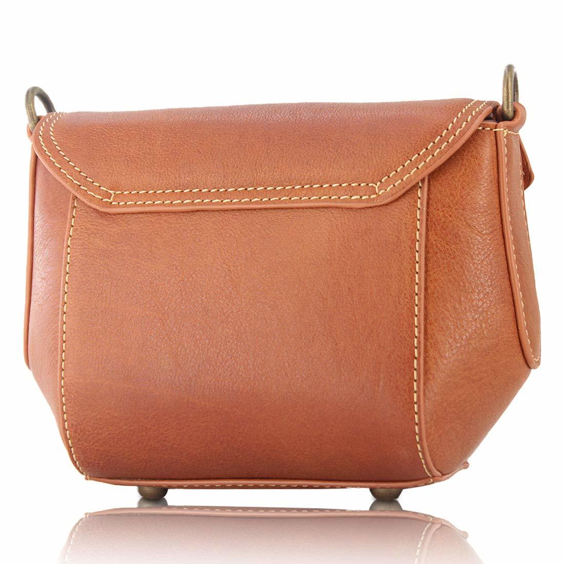 Light Brown Leather Designer Bag