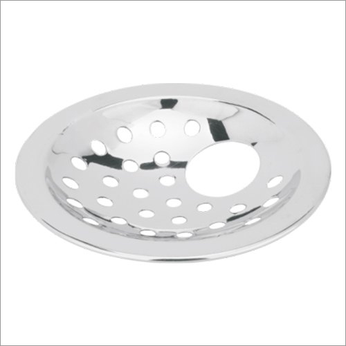 SS Round Hole Grating - Stainless Steel, 5 Inch Diameter, Silver Color , Ideal for Industrial Screening and Filtration Solutions