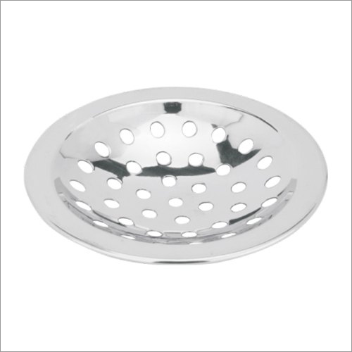 Round Plain Grating - Stainless Steel, 5 Inch Diameter | Ideal for Commercial and Industrial Applications, Silver Finish, Versatile Uses