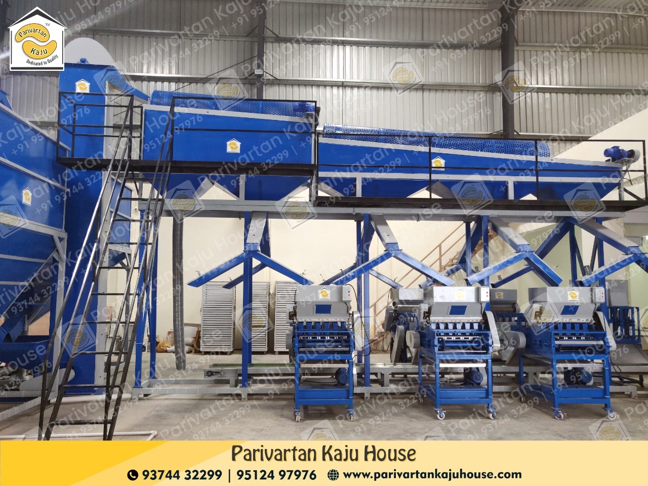 Raw Cashew Grader - Advantage: Trouble-free Performance