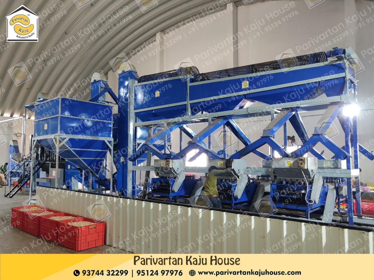 Raw Cashew Grader - Advantage: Trouble-free Performance