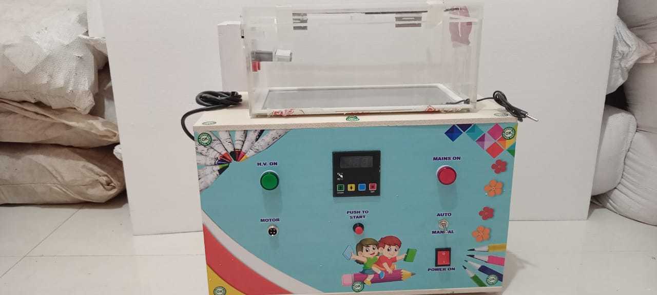 Velvet Pencil Flocking Machine - 35 Watt Power, 2000-3000 T/hr Production Capacity | Automatic Operation, High Speed & Precision Testing For Coated Fabrics