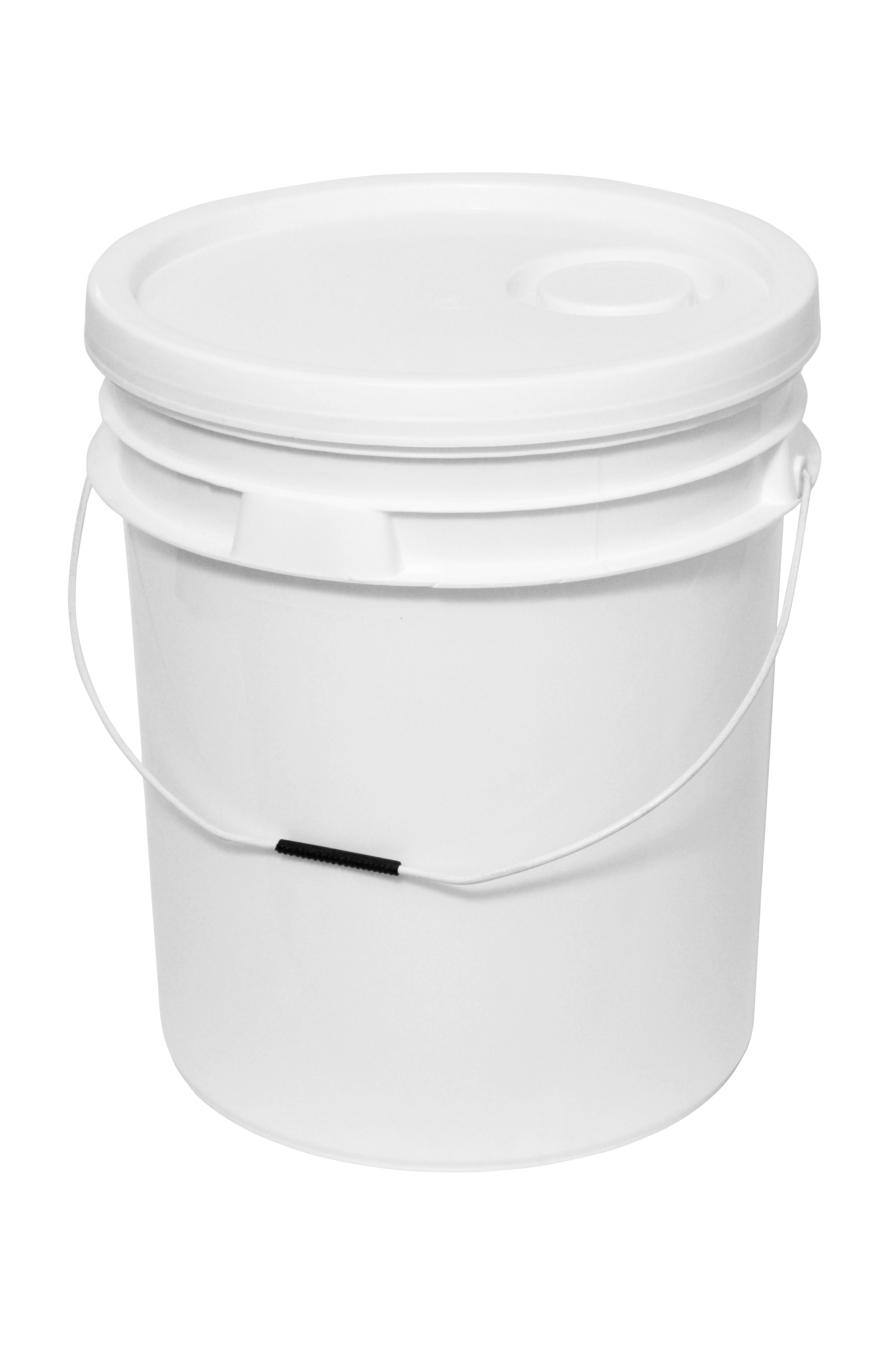 28ltr Plain Paint Bucket - Virgin Quality Ppcp Material, Cylindrical Shape, White Color | Rigid, Break Proof, Leak Proof Design