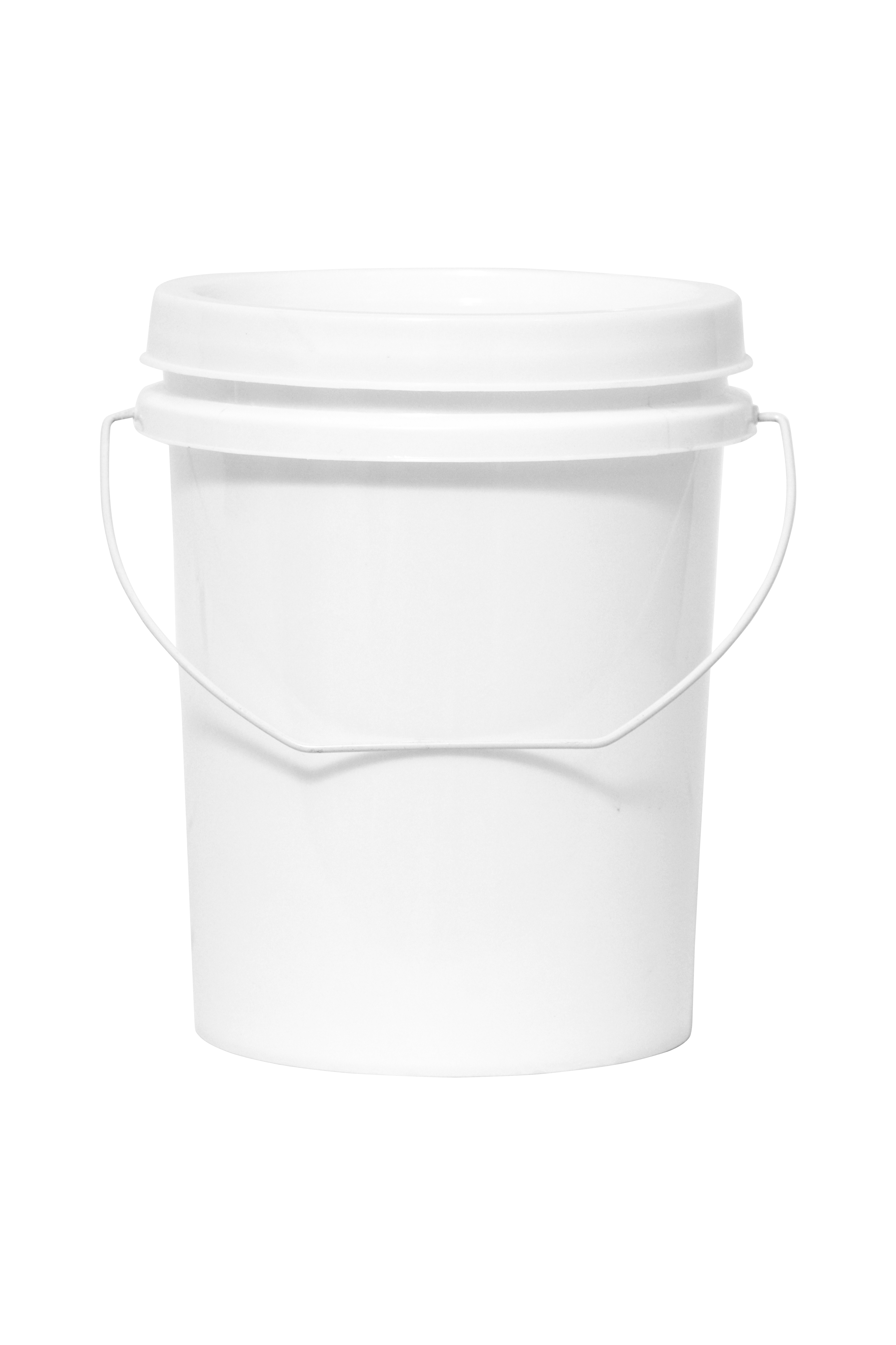 White 3kg Plain Paint Bucket