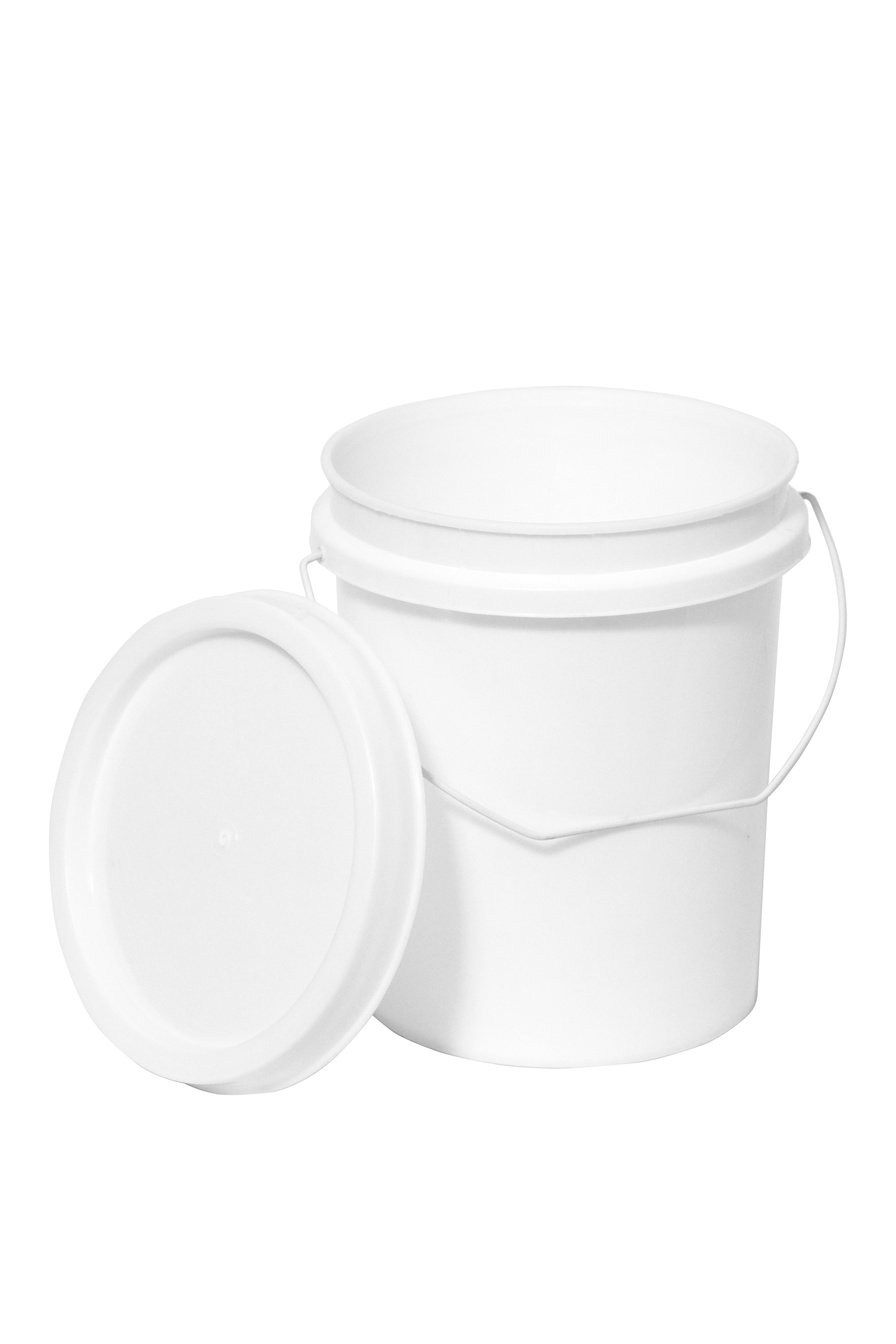 White 3kg Plain Paint Bucket