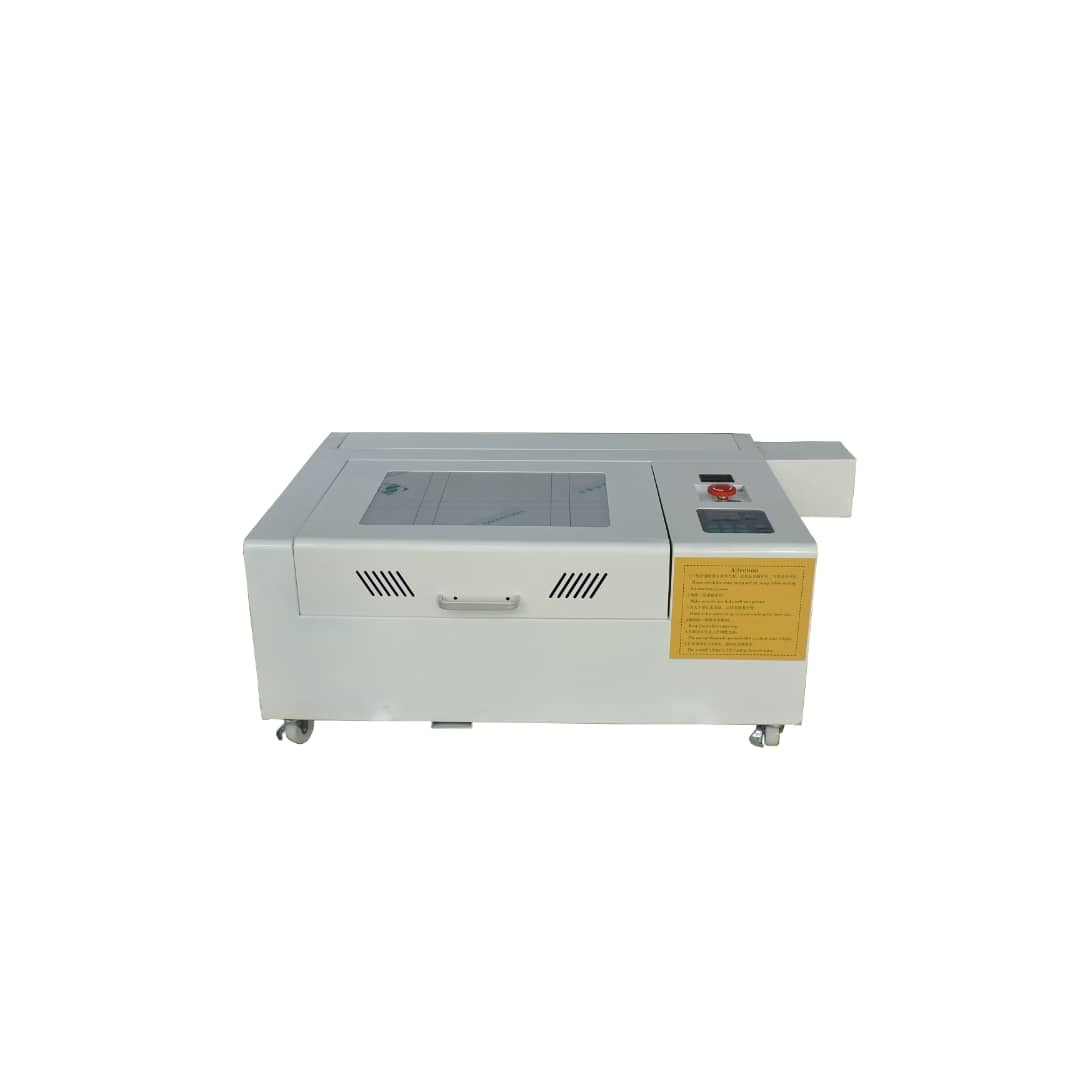 Co2 Laser Engraving Machine - 40w/60w Power, 400x400mm Engraving Area | High Accuracy, Portable Design, Water Cooling, Suitable For Various Materials