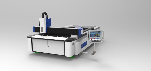 Automatic Open Type With Single Pellet Fiber Laser Metal Cutting Machine