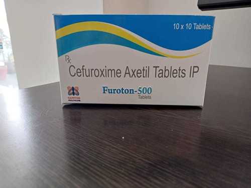 Cefuroxime Axetil Tablets IP - High Quality Digestible Components | Antibiotic Medicine, Dosage as Per Doctor's Instruction, Store in Dry Place