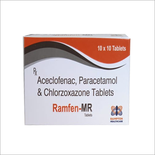 Aceclofenac Paracetamol And Chlorzoxazone Tablets - High-Quality Digestible Formulation | Pain Relief for Osteoarthritis, Rheumatoid Arthritis, Muscle Strains, and Injuries, Suitable for All