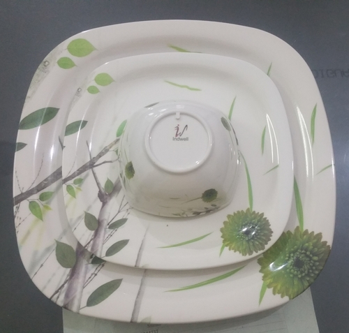 Melamine Dinner Plates with Bowl