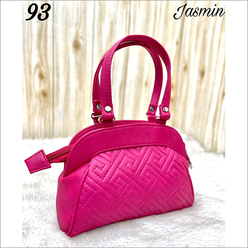 6.5 Inch Ladies Bag - Finest Quality Raw Material, Modern Design, Pink Color, Customizable Size and Design | Luxurious & Resilient Handbag